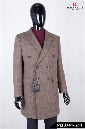 Пальто двубортное PLT-211 PLT-211